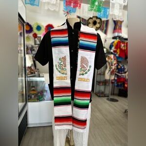 Graduation Class 2025 Mexican sash /stole escudo